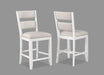 Wendy White Counter Height Chair - Home Furniture And More (Brentwood, MD)