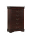 Louis Philip Chest Cherry - Home Furniture And More (Brentwood, MD)