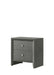 Denker Nightstand Gun Metal - Home Furniture And More (Brentwood, MD)