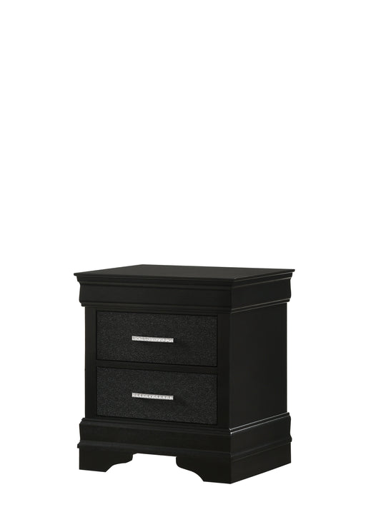 Amalia Nightstand Black - Home Furniture And More (Brentwood, MD)
