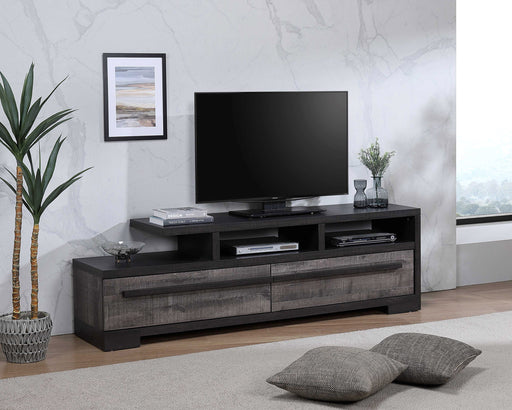 Remington Tv Stand Gray/Ebony - Home Furniture And More (Brentwood, MD)