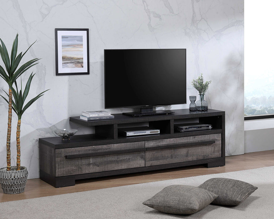 Remington Tv Stand Gray/Ebony - Home Furniture And More (Brentwood, MD)