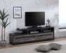Remington Tv Stand Gray/Ebony - Home Furniture And More (Brentwood, MD)