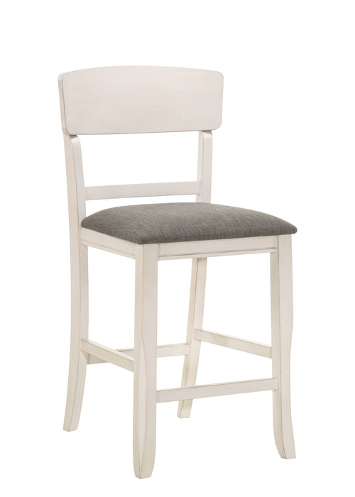 Conner Chalk Grey Counter Height Chair - Home Furniture And More (Brentwood, MD)