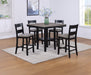 Lester 5-Piece Counter Height Table Light Grey - Home Furniture And More (Brentwood, MD)