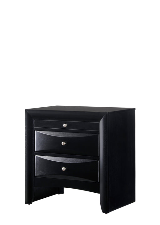 Black Emily Nightstand - Home Furniture And More (Brentwood, MD)
