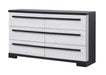 Remington Dresser Chalk/Ebony - Home Furniture And More (Brentwood, MD)