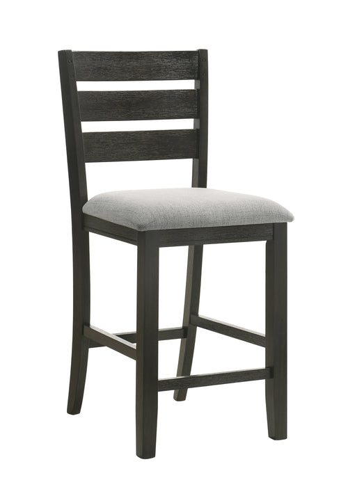Bardstown Counter Chair Wheat Charcoal - Home Furniture And More (Brentwood, MD)