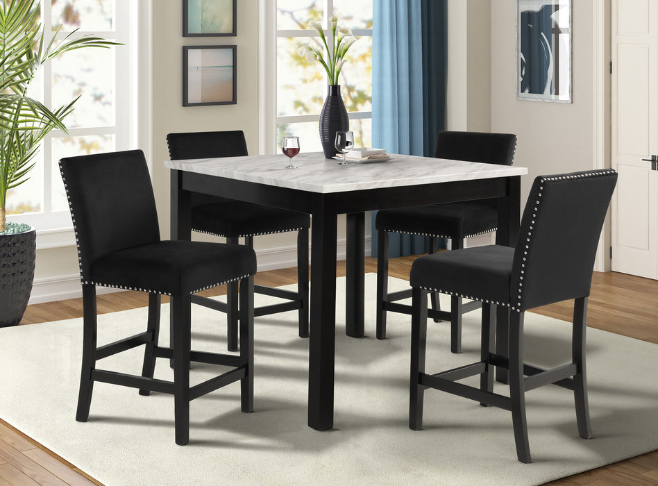 Lennon 5-Piece Counter Height Set - Home Furniture And More (Brentwood, MD)