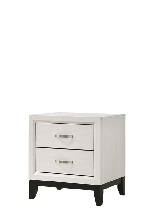 Akerson Nightstand Chalk - Home Furniture And More (Brentwood, MD)
