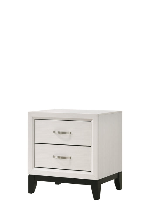 Akerson Nightstand Chalk - Home Furniture And More (Brentwood, MD)