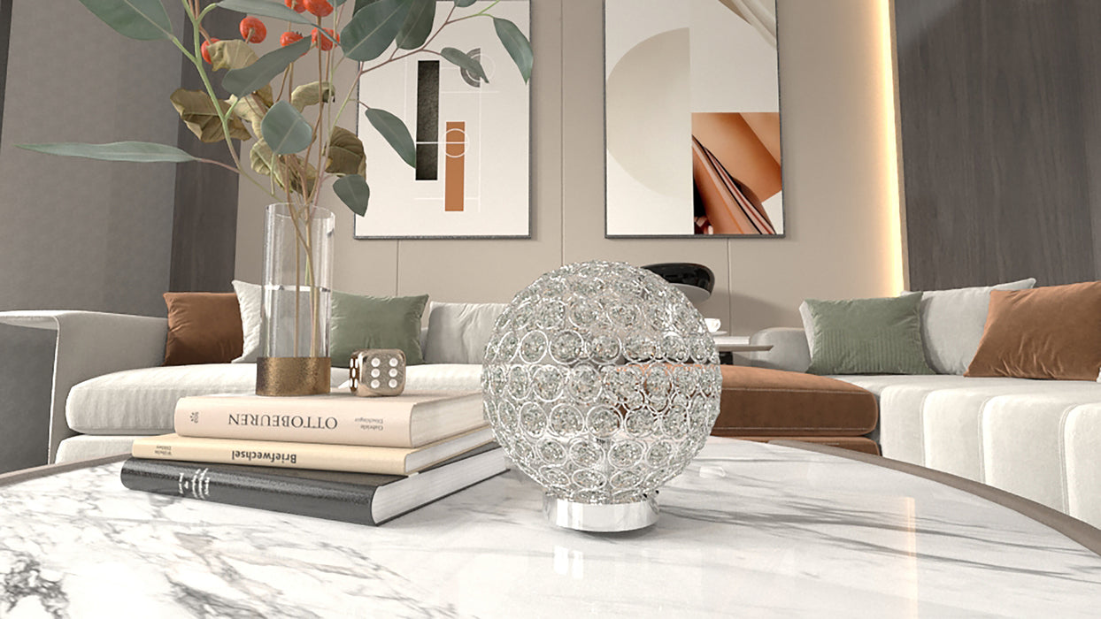 Crystal Globe Table Lamp - Home Furniture And More (Brentwood, MD)