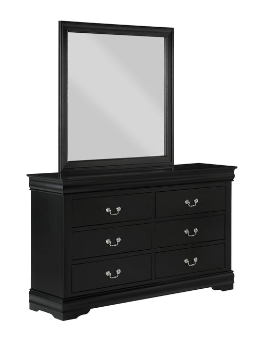 Louis Philip Dresser Black - Home Furniture And More (Brentwood, MD)