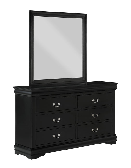 Louis Philip Dresser Black - Home Furniture And More (Brentwood, MD)