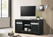 REGATA TV STAND BLACK/SILVER - Home Furniture And More (Brentwood, MD)