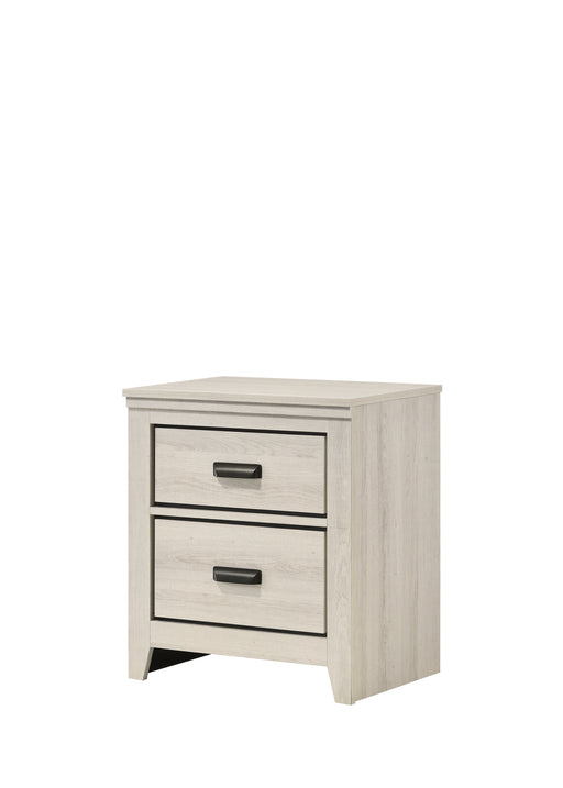 Carter Nightstand White - Home Furniture And More (Brentwood, MD)