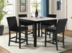 Lennon 5-Piece Counter Height Set - Home Furniture And More (Brentwood, MD)