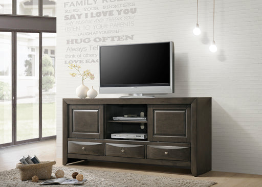 Emily TV Stand Grey - Home Furniture And More (Brentwood, MD)