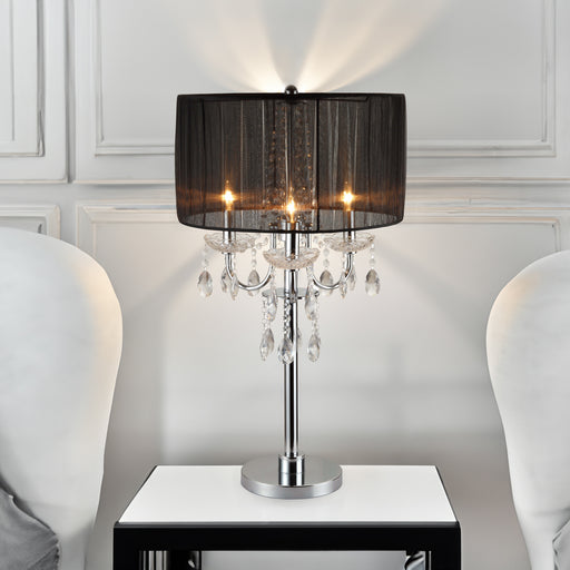 CHANDELIER TABLE TOUCH LAMP 29.5 H - Home Furniture And More (Brentwood, MD)
