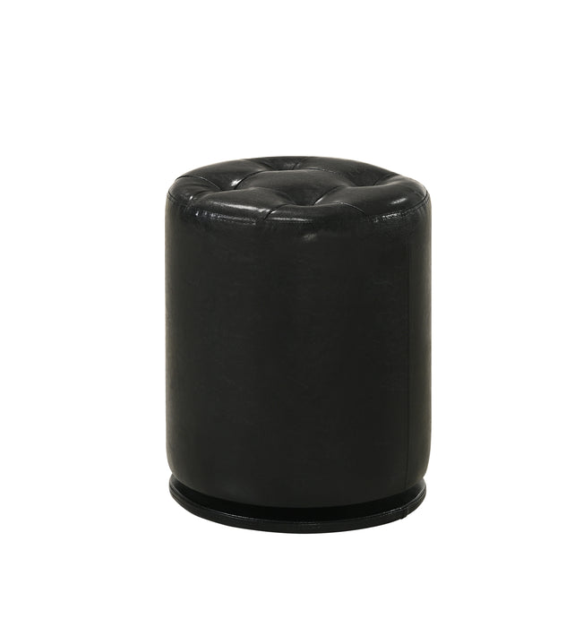 Morgan Round Swivel Stool Black - Home Furniture And More (Brentwood, MD)