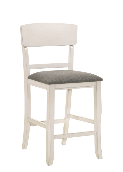 Conner Chalk Grey Counter Height Chair - Home Furniture And More (Brentwood, MD)