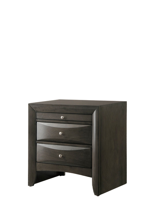 Emily Nightstand Grey - Home Furniture And More (Brentwood, MD)