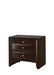 Emily Nightstand Dark Cherry - Home Furniture And More (Brentwood, MD)