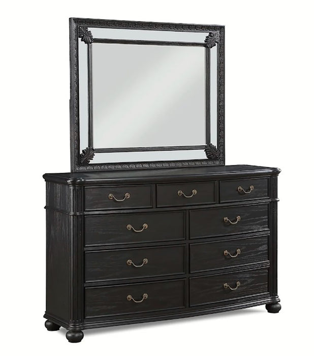 Crown Mark Furniture Kingsbury 9 Drawer Dresser In Black - Home Furniture And More (Brentwood, MD)