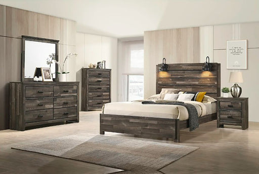 Crown Mark Furniture Carter 5 Drawer Chest In Brown - Home Furniture And More (Brentwood, MD)