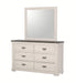 Leighton 6 Drawer Dresser In White - Home Furniture And More (Brentwood, MD)