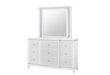 Alina White Mirror with LED