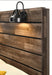 Carter King Platform Bed In Brown - Home Furniture And More (Brentwood, MD)