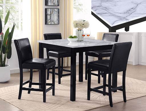 Lennon 5-Piece Counter Height Table Set - Home Furniture And More (Brentwood, MD)