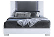 YLIME SMOOTH WHITE KING BED GROUP FULLY SLATTED - Home Furniture And More (Brentwood, MD)