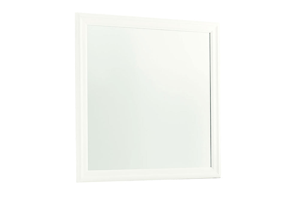 POMPEI METALLIC WHITE MIRROR - Home Furniture And More (Brentwood, MD)