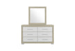 EMMA NATURAL/WHITE DRESSER - Home Furniture And More (Brentwood, MD)