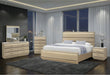 GENESIS GOLD NIGHTSTAND WITH LED - Home Furniture And More (Brentwood, MD)