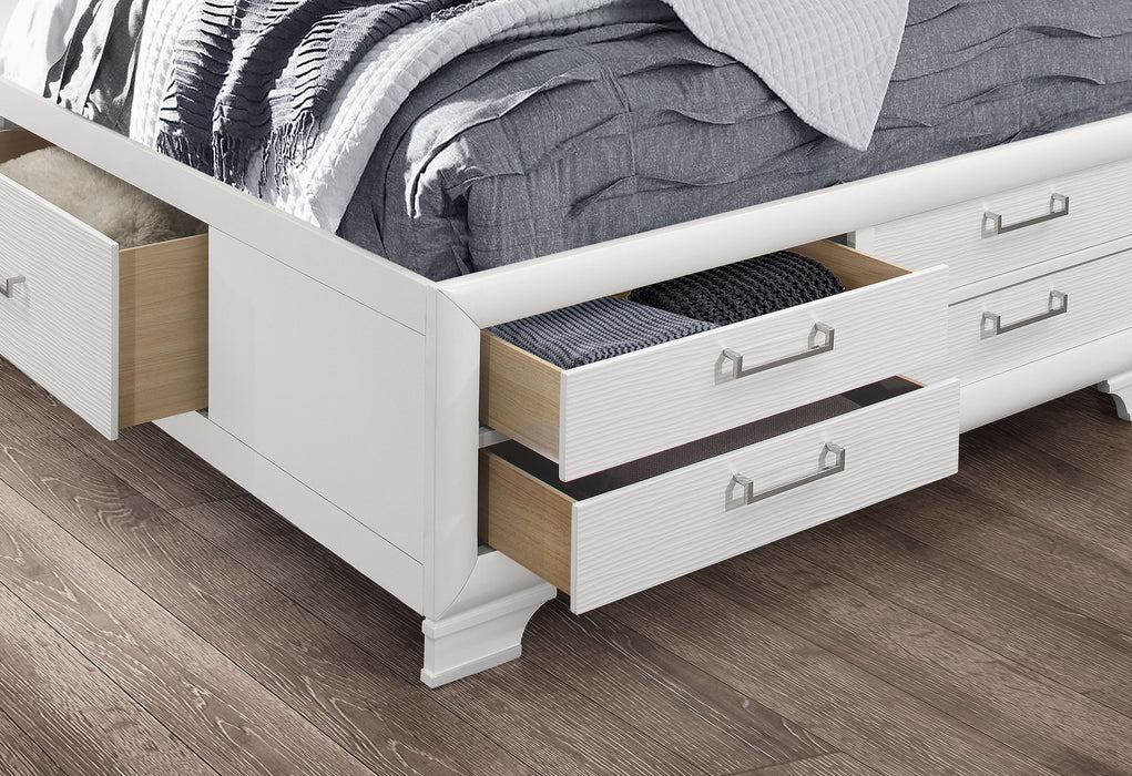 JORDYN WHITE FULL BED GROUP - Home Furniture And More (Brentwood, MD)