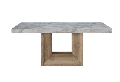 D02 NATURAL DINING TABLE + 6 D8683 DINING CHAIRS - Home Furniture And More (Brentwood, MD)