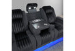 U8000 BLACK PWR REC SOFA/PWR CON REC LOVESEAT/PWR RECLINER W/PHR - Home Furniture And More (Brentwood, MD)