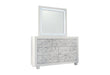 SANTORINI WHITE DRESSER - Home Furniture And More (Brentwood, MD)