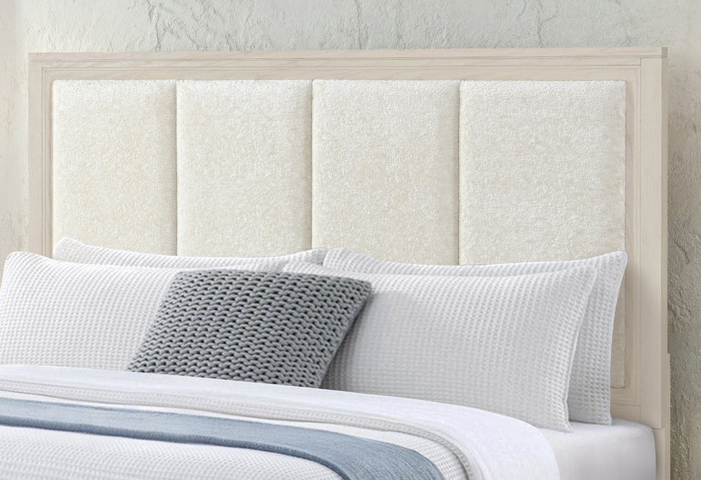MARIAH BEIGE QUEEN BED - Home Furniture And More (Brentwood, MD)
