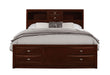 LINDA MERLOT FULL BED GROUP - Home Furniture And More (Brentwood, MD)