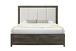 MARIAH DARK BROWN KING BED - Home Furniture And More (Brentwood, MD)