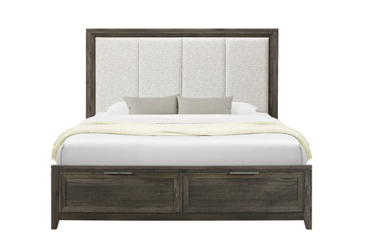 MARIAH DARK BROWN KING BED - Home Furniture And More (Brentwood, MD)