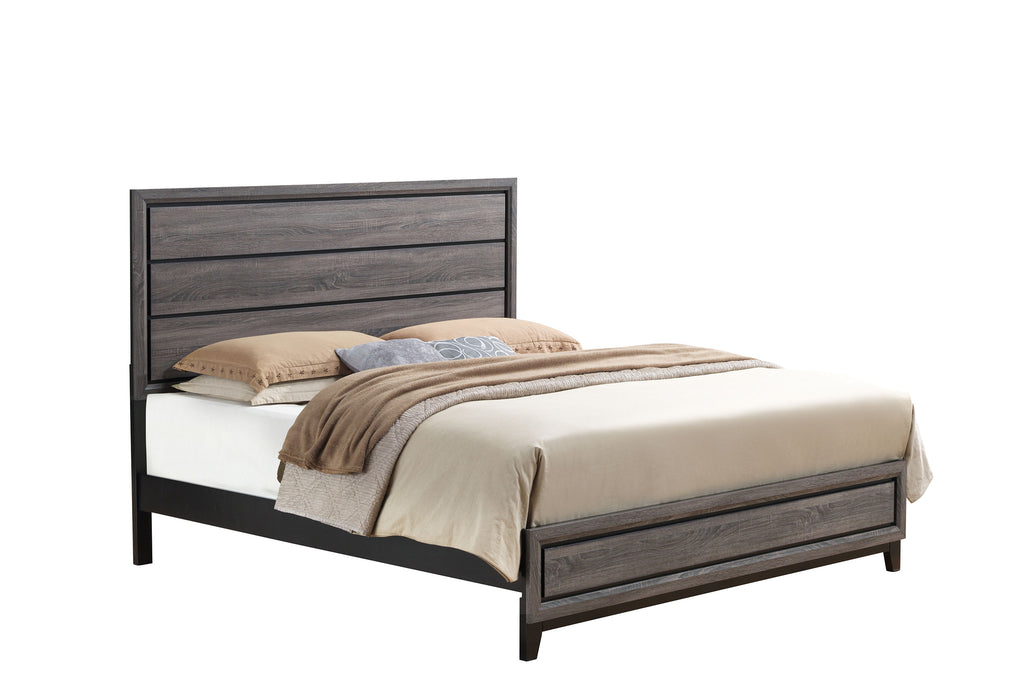KATE GREY KING BED - Home Furniture And More (Brentwood, MD)