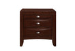 LINDA NEW MERLOT NIGHTSTAND - Home Furniture And More (Brentwood, MD)