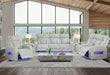 U8611 BLANCHE SILVER P2 PWR REC SOFA/PWR CON REC LOVESEAT/PWR REC - Home Furniture And More (Brentwood, MD)