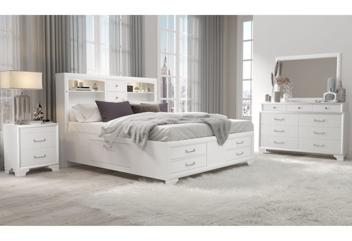 JORDYN WHITE FULL BED GROUP - Home Furniture And More (Brentwood, MD)