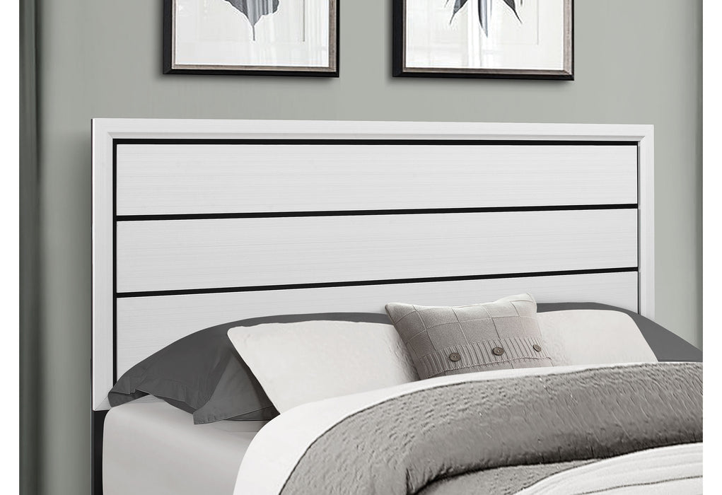 KATE WHITE QUEEN BED, DRESSER, MIRROR, NIGHTSTAND - Home Furniture And More (Brentwood, MD)